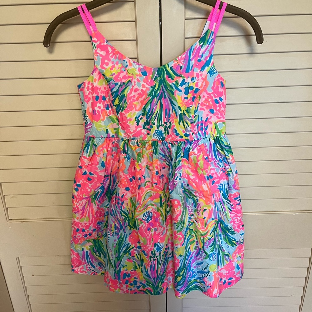 Colorful Floral Sleeveless Dress
